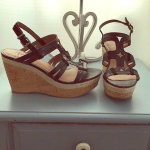 Lucky Platform Wedges